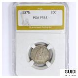 1875 Twenty Cent Piece PGA PR63