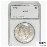 1890 Morgan Silver Dollar PCI MS62