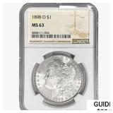 1898-O Morgan Silver Dollar NGC MS63