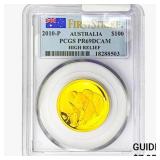 2010-P 1oz. Gold $100 Australia PCGS PR69 DCAM HR