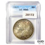 1888-O Morgan Silver Dollar ICG MS65
