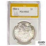 1900-S Morgan Silver Dollar PGA MS62
