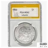 1900 Lafayette Silver Dollar PGA MS62