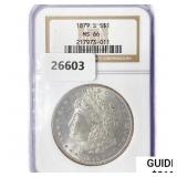 1879-S Morgan Silver Dollar NGC MS66