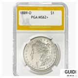 1889-O Morgan Silver Dollar PGA MS62+