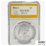 1903-S Morgan Silver Dollar PGA XF45 Micro "S"