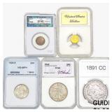 1829-1942 [5] US Varied Coinage