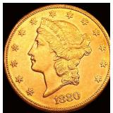1880-S $20 Gold Double Eagle