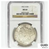 1921-S Mercury Silver Dollar NGC MS64