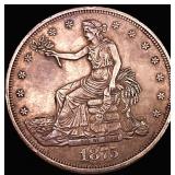 1875-CC Silver Trade Dollar