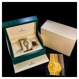 Rolex Datejust Champagne Dial 18K Gold