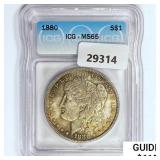 1880 Morgan Silver Dollar ICG MS65