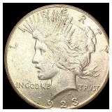 1923-S Silver Peace Dollar CLOSELY UNCIRCULATED