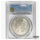 1878 8TF Morgan Silver Dollar PCGS MS62