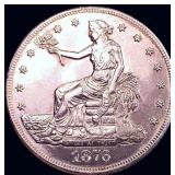 1876-CC Silver Trade Dollar