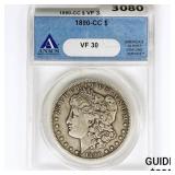 1890-CC Morgan Silver Dollar ANACS VF30