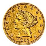 1853 $2.50 Gold Quarter Eagle