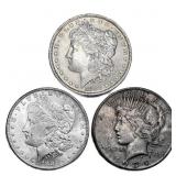 [3] 1883-1934 US Silver Dollars