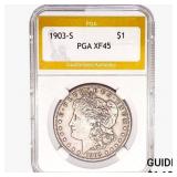 1903-S Morgan Silver Dollar PGA XF45