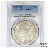 1878-CC Morgan Silver Dollar PCGS MS61