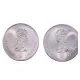 1976 Canada Montreal Olympics Silver $10 Coins [2