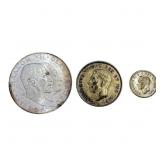 1939-1970 Silver Coin Lot [3 Coins]