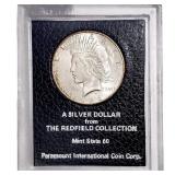 1926 Silver Peace Dollar   Redfield