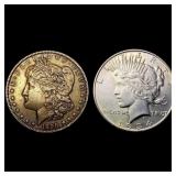 [2] 1890&1934 Varied US Silver Dollars