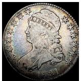 1821 Capped Bust Half Dollar NICELY CIRCULATED