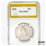 1836 Capped Bust Half Dollar PGA MS63