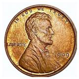 1909 VDB Wheat Cent CLOSELY UNCIRCULATED