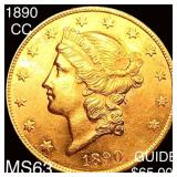 1890-CC $20 Gold Double Eagle