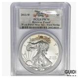 2013-W Silver Eagle PCGS PR70 REV PR