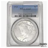 1923 Silver Peace Dollar PCGS MS65
