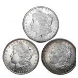 [3] Morgan Silver Dollar [1881-S, 1884-O, 1886]