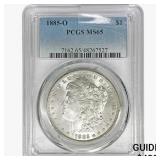 1885-O Morgan Silver Dollar PCGS MS65