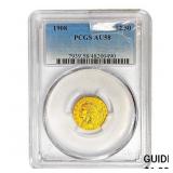 1908 $2.50 Gold Quarter Eagle PCGS AU58