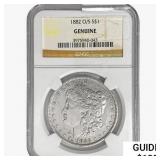 1885-O/S Morgan Silver Dollar NGC Genuine