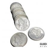 Morgan Silver Dollar Roll BU [20 Coins][[5] 1879-