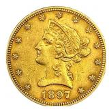 1897 $10 1/2oz. Gold Eagle