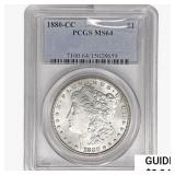1880-CC Morgan Silver Dollar PCGS MS64