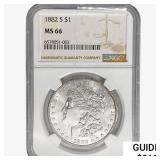 1882-S Morgan Silver Dollar NGC MS66