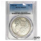 1921-D Morgan Silver Dollar PCGS MS64+