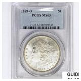 1889-O Morgan Silver Dollar PCGS MS63