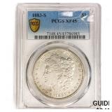 1883-S Morgan Silver Dollar PCGS XF45