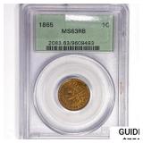 1865 Indian Head Cent PCGS MS63 RB