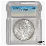 1880-S Morgan Silver Dollar ICG MS66
