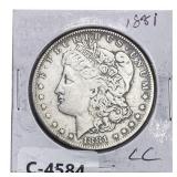 1881-CC Morgan Silver Dollar