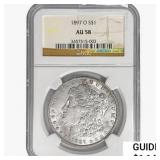 1897-O Morgan Silver Dollar NGC AU58