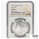 1879-S 7TF Rev 78 Morgan Silver Dollar NGC AU50